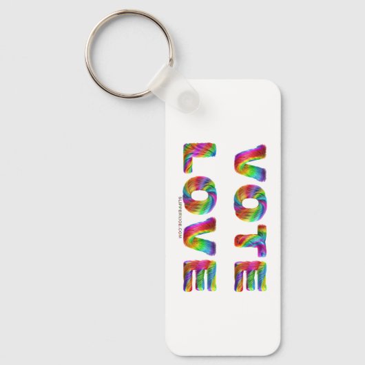 SlipperyJoeの投票愛の平等ゲイプライドギフトL キーホルダー (正面)