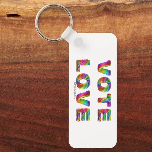 SlipperyJoeの投票愛の平等ゲイプライドギフトL キーホルダー (正面)