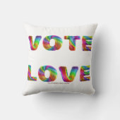 SlipperyJoeの投票愛の平等ゲイプライドギフトL クッション (裏面)