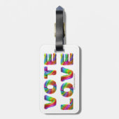 SlipperyJoeの投票愛の平等ゲイプライドギフトL ラゲッジタグ (裏面縦)
