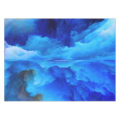 SlipperyJoeの抽象的な雲のアート作品 カラフル サル テーブルクロス (正面(横))