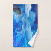 SlipperyJoeの抽象芸術クラウドアートワークのカラフル バスタオルセット (ハンドタオル)