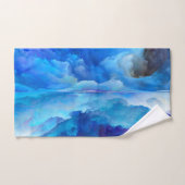 SlipperyJoeの抽象芸術クラウドアートワークのカラフル バスタオルセット (ハンドタオル)