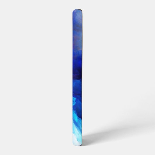 SlipperyJoeの抽象芸術クラウドアートワークのカラフル Samsung Galaxyケース (左側面)