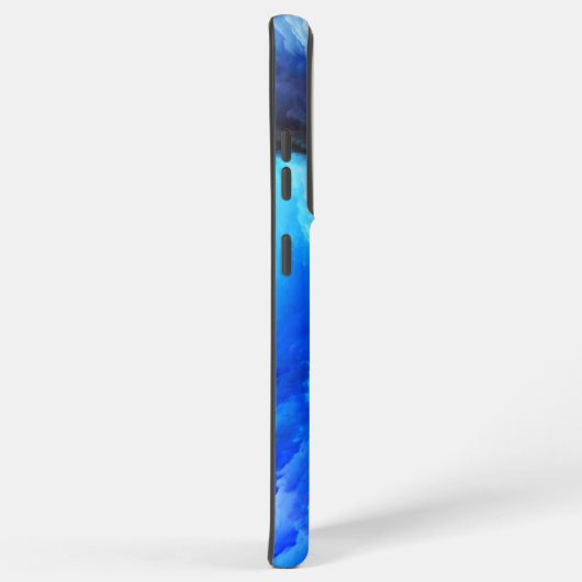 SlipperyJoeの抽象芸術クラウドアートワークのカラフル Samsung Galaxyケース (右側面)