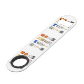 SlipperyJoeの採用する多様性のカットアウト文字c スピード栓抜き (正面アングル)