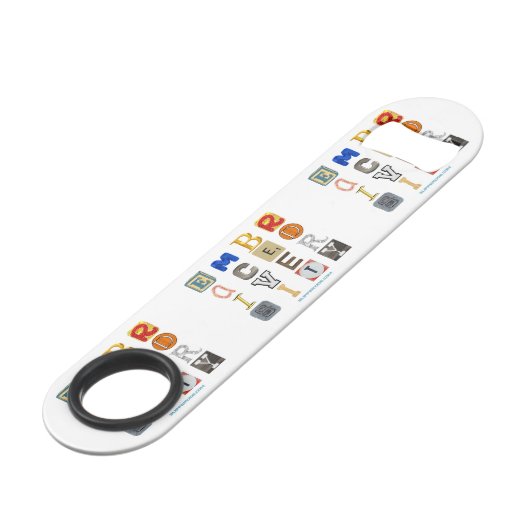 SlipperyJoeの採用する多様性のカットアウト文字c スピード栓抜き (正面アングル)