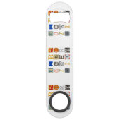 SlipperyJoeの採用する多様性のカットアウト文字c スピード栓抜き (正面)