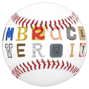 SlipperyJoeの採用する多様性のカットアウト文字c ソフトボール