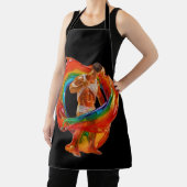 SlipperyJoeの斬新な現代的プライドテーマの男性的な エプロン (インサイチュ)