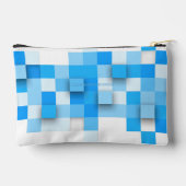 SlipperyJoeの正方形のアートワークモダンモザイク3- アクセサリーポーチ (裏面)