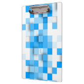 SlipperyJoeの正方形のアートワークモダンモザイク3- クリップボード (左)