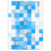 SlipperyJoeの正方形のアートワークモダンモザイク3- クリップボード (裏面)