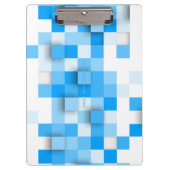 SlipperyJoeの正方形のアートワークモダンモザイク3- クリップボード (正面)