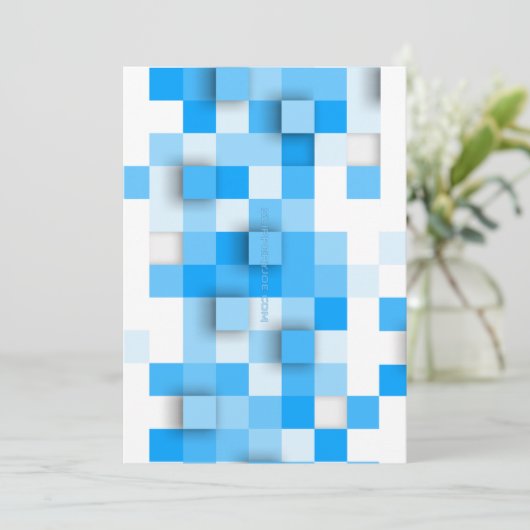 SlipperyJoeの正方形のアートワークモダンモザイク3- シーズンカード (スタンド正面)