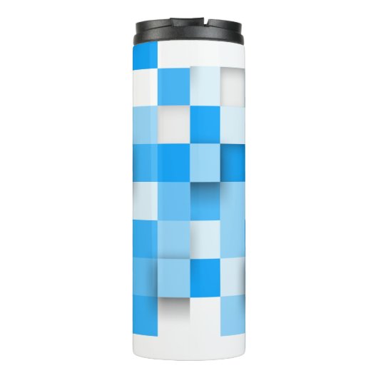 SlipperyJoeの正方形のアートワークモダンモザイク3- タンブラー (裏面)