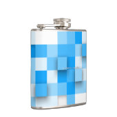 SlipperyJoeの正方形のアートワークモダンモザイク3- フラスク (右)