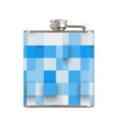 SlipperyJoeの正方形のアートワークモダンモザイク3- フラスク (裏面)