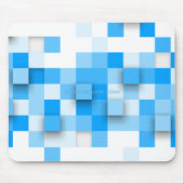 SlipperyJoeの正方形のアートワークモダンモザイク3- マウスパッド (正面)