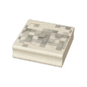 SlipperyJoeの正方形のアートワークモダンモザイク3- ラバースタンプ (スタンプ)