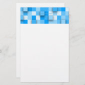 SlipperyJoeの正方形のアートワークモダンモザイク3- 便箋 (正面/裏面)