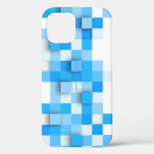 SlipperyJoeの正方形のアートワークモダンモザイク3- Case-Mate iPhoneケース (裏面)