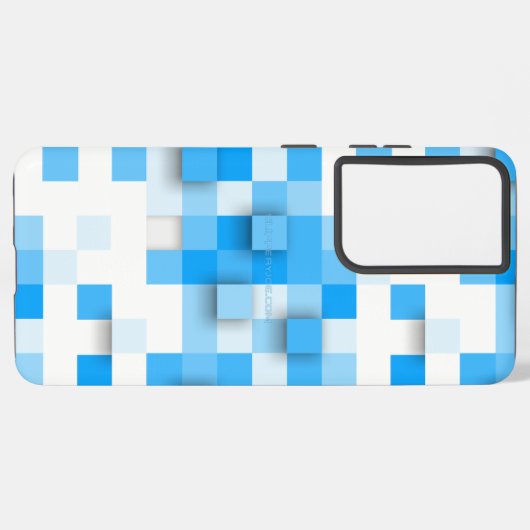 SlipperyJoeの正方形のアートワークモダンモザイク3- Samsung Galaxyケース (左側面)