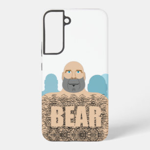 SlipperyJoeの毛むくじゃらの体クマ体男unshaven ca Samsung Galaxy S22+ケース