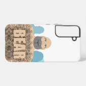 SlipperyJoeの毛むくじゃらの体クマ体男unshaven ca Samsung Galaxyケース (裏面横)