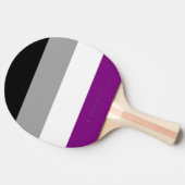 SlipperyJoeの無性愛者プライド旗、包括性を強調 卓球ラケット (横)