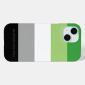 SlipperyJoeの無恋愛主義者プライドフラグ ゲイギフト LGBTQ Case-Mate iPhoneケース (裏面 (横))