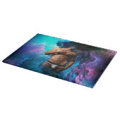 SlipperyJoeの男性の下着のふくらみ紫色の青いアバスト カッティングボード (角)