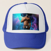 SlipperyJoeの男性の下着のふくらみ紫色の青いアバスト キャップ (正面)