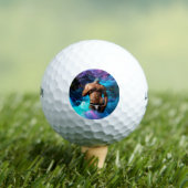 SlipperyJoeの男性の下着のふくらみ紫色の青いアバスト ゴルフボール (インサイチュ 木)