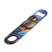 SlipperyJoeの男性の下着のふくらみ紫色の青いアバスト スピード栓抜き (正面アングル)