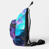 SlipperyJoeの男性の下着のふくらみ紫色の青いアバスト スリングバッグ (右)