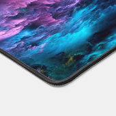 SlipperyJoeの男性の下着のふくらみ紫色の青いアバスト デスクマット (コーナー)