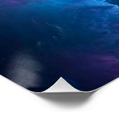 SlipperyJoeの男性の下着のふくらみ紫色の青いアバスト ポスター (コーナー)