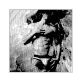 SlipperyJoeの男性の下着のふくらみ紫色の青いアバスト ラバースタンプ (インプリント)