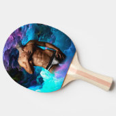 SlipperyJoeの男性の下着のふくらみ紫色の青いアバスト 卓球ラケット (横)