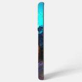 SlipperyJoeの男性の下着のふくらみ紫色の青いアバスト Samsung Galaxyケース (裏面横)