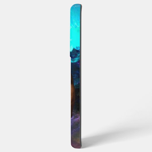 SlipperyJoeの男性の下着のふくらみ紫色の青いアバスト Samsung Galaxyケース (裏面横)