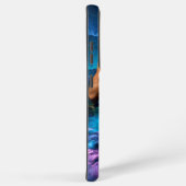 SlipperyJoeの男性の下着のふくらみ紫色の青いアバスト Samsung Galaxyケース (右側面)