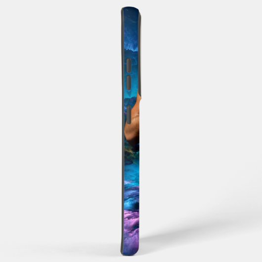 SlipperyJoeの男性の下着のふくらみ紫色の青いアバスト Samsung Galaxyケース (右側面)