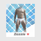 SlipperyJoeの男性の下着6パック胸abs男性 シール (シート)