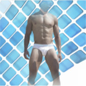 SlipperyJoeの男性の下着6パック胸abs男性 シール (正面)