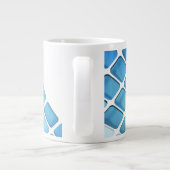 SlipperyJoeの男性の下着6パック胸abs男性 ジャンボコーヒーマグカップ (裏面)