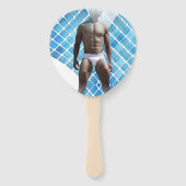 SlipperyJoeの男性の下着6パック胸abs男性 ハンドファン (裏面)