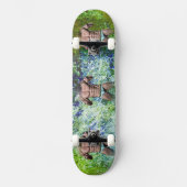 SlipperyJoeの白い筋肉質のセクシーな男性スピードブラック スケートボード (正面)