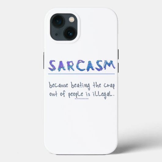 SlipperyJoeの皮肉スローガンおもしろいことわざよくはしゃぐ Case-Mate iPhoneケース (裏面)